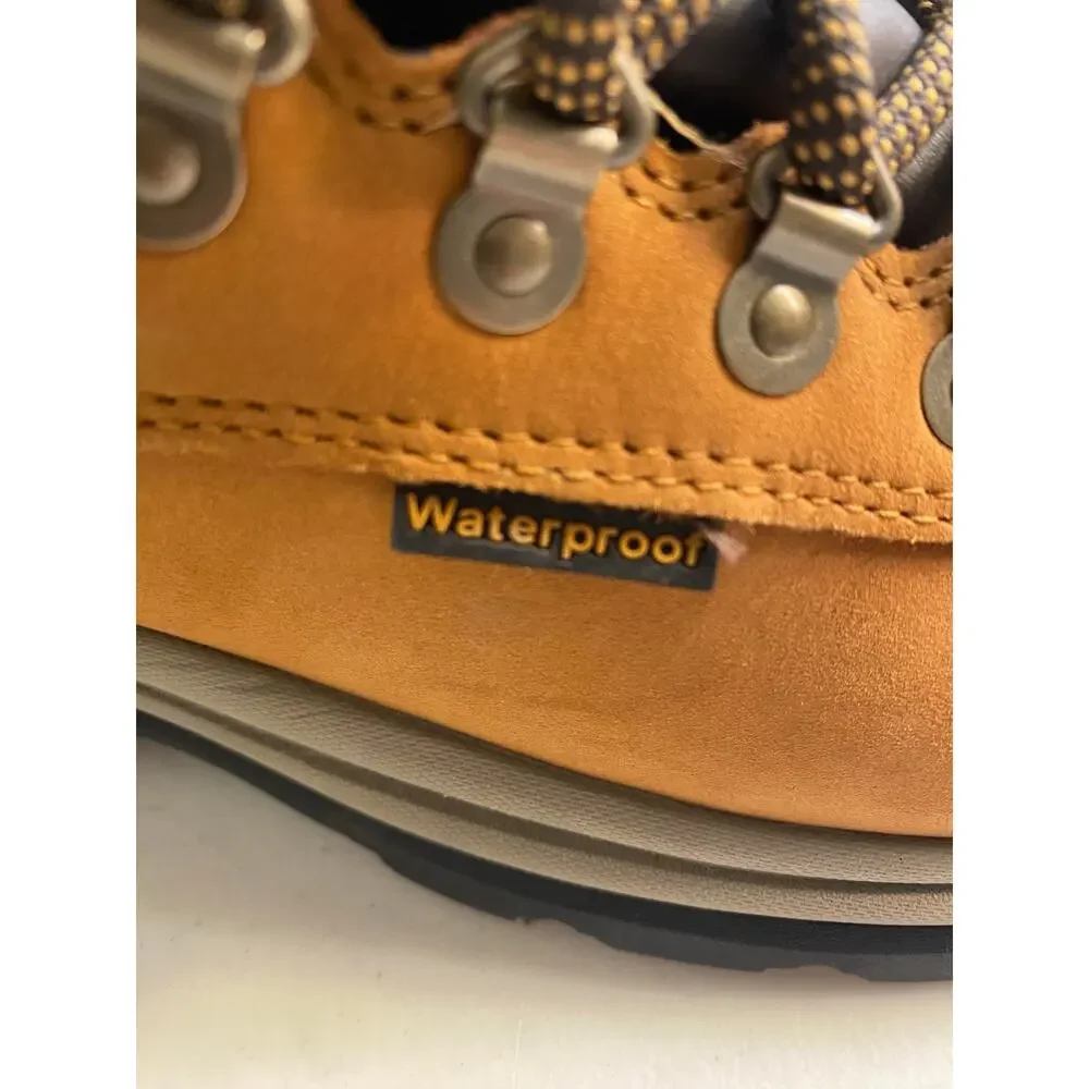 Timberland White Ledge Work Boots Men’s Waterproof‎ Mid Hiker Wheat Nubuck 10